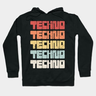 Retro Vintage TECHNO Hoodie